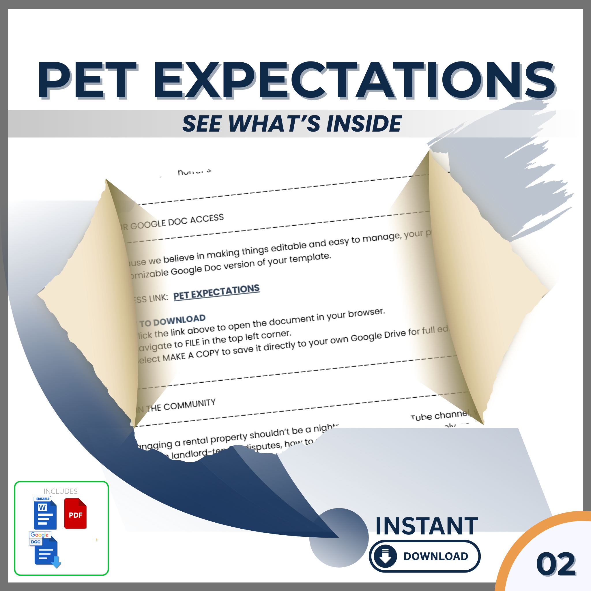 PET EXPECTATIONS IN A RENTAL