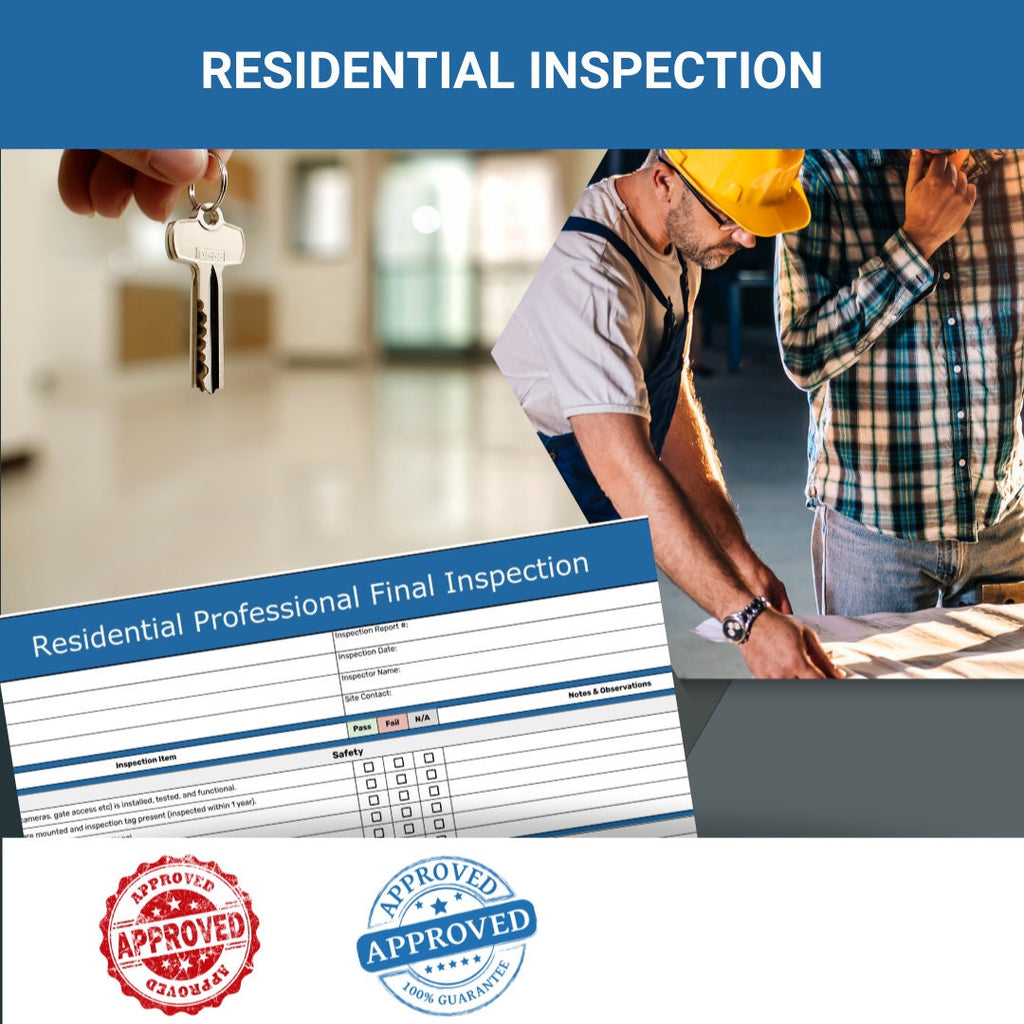 Residential Final Systems Inspection Checklist | 2026 Contractor Tool