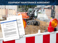 Editable Equipment Maintenance Agreement | Small Business Reality