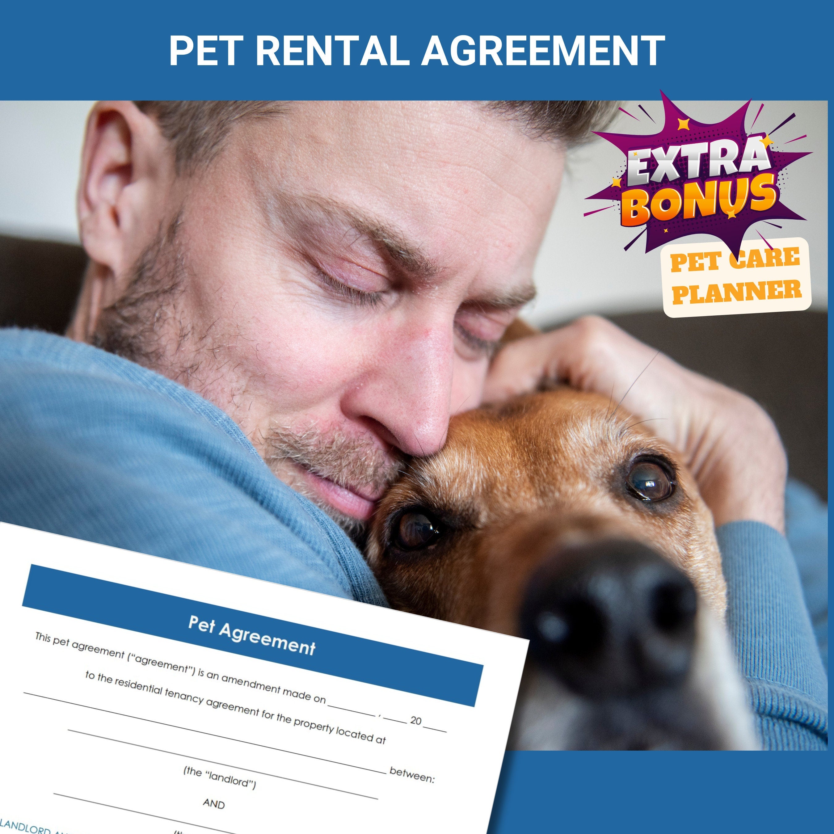 Pet in a Rental - It's their home too! Expectations and responsibilities - (4 pages) - plus a bonus
