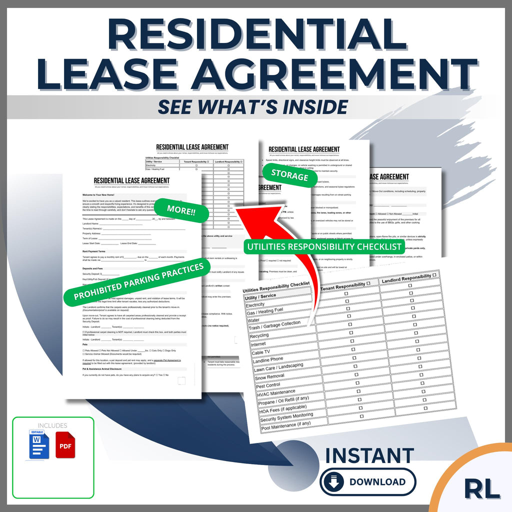 13-Page Residential Lease Agreement | Institutional Grade 2026 Template