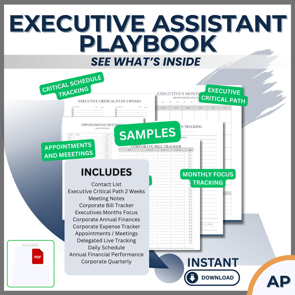 2026 Executive Assistant Playbook | Infrastructure for Professionals