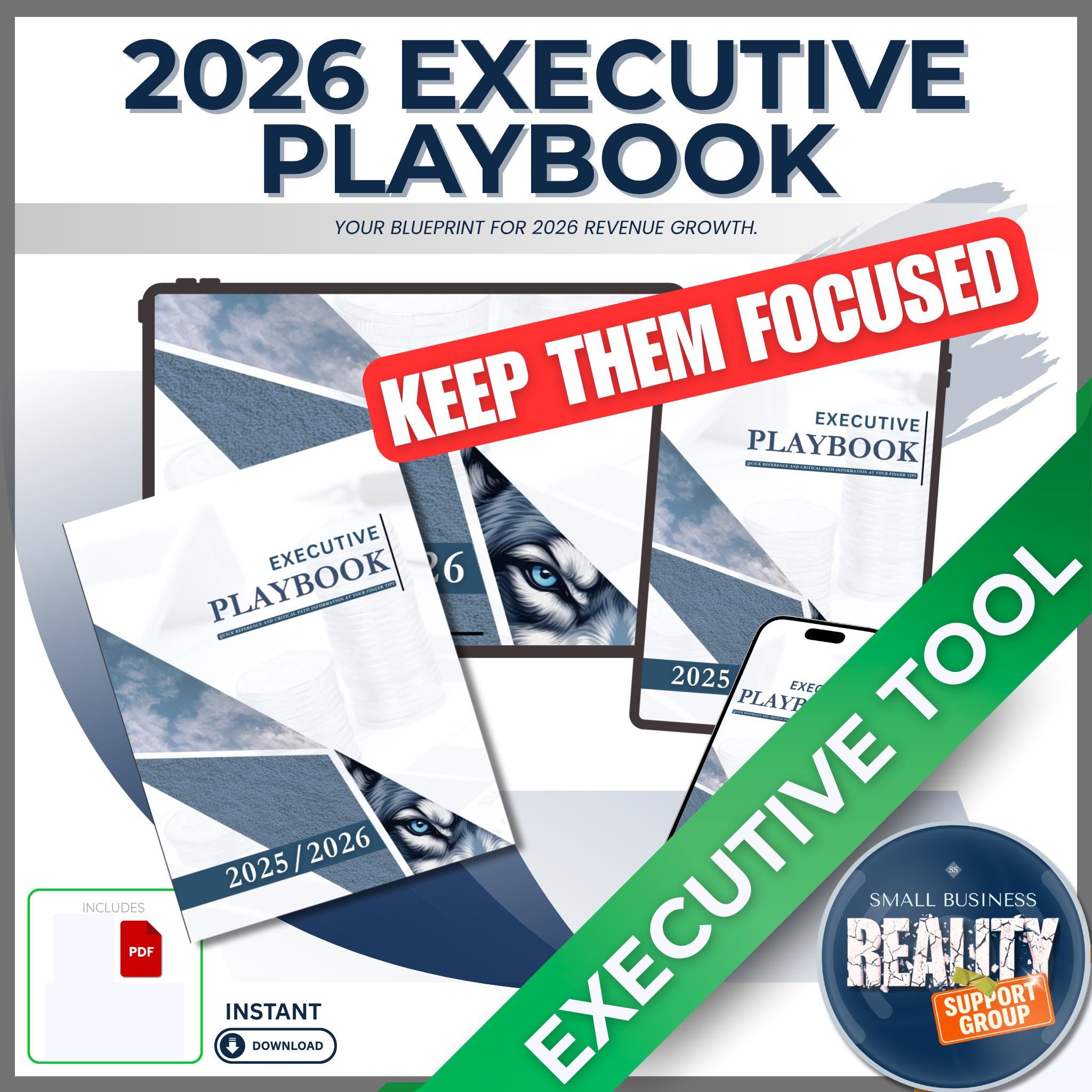 2026 Executive Playbook | The Ultimate Planner for High Achievers